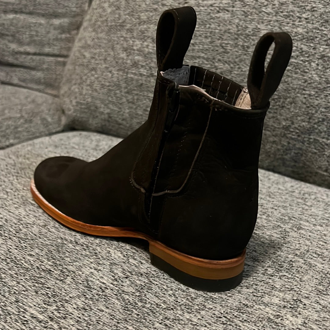 Dark brown ankle boots size 1.5