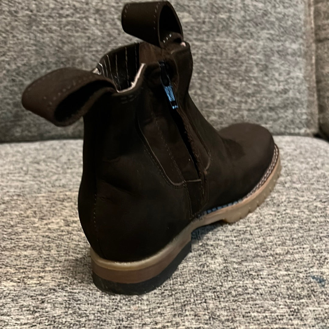 Dark Brown Ankle Boots size 1