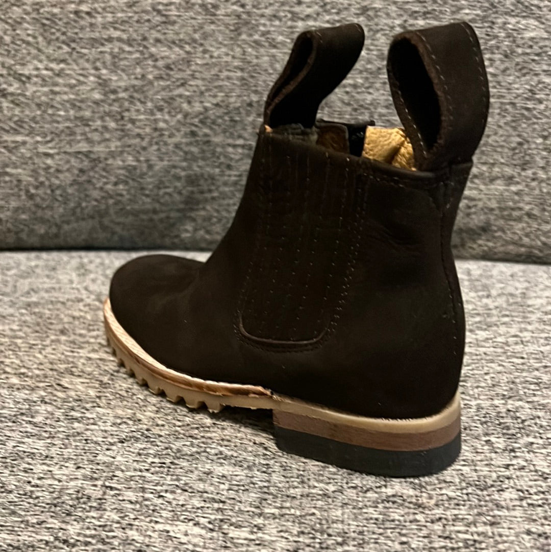 Dark Brown Kid’s Ankle Boots size 9