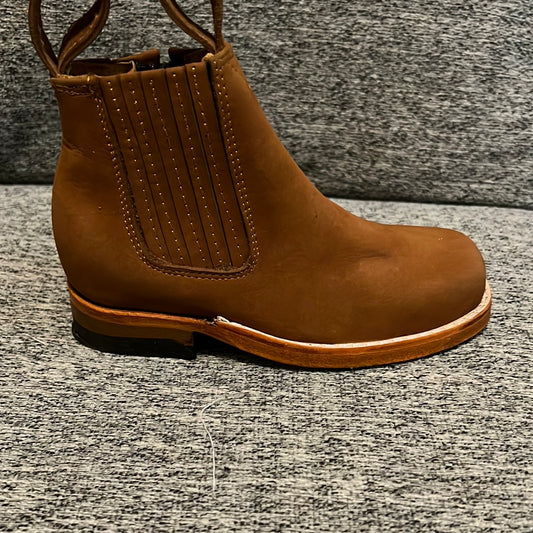 Sienna Brown Kid’s Ankle Boots size 10.5