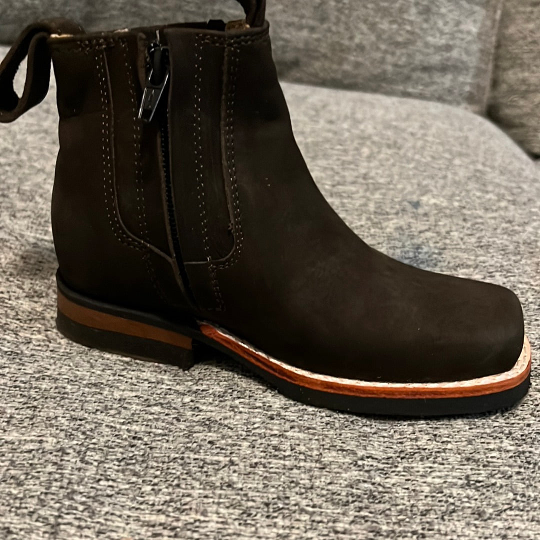 Dark Brown Children ankle boots size 10