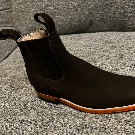 Dark brown ankle boots size 1.5
