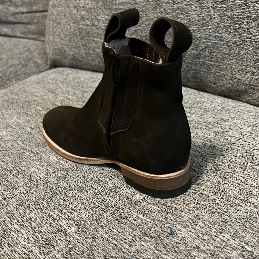 Dark brown children ankle boots size 2