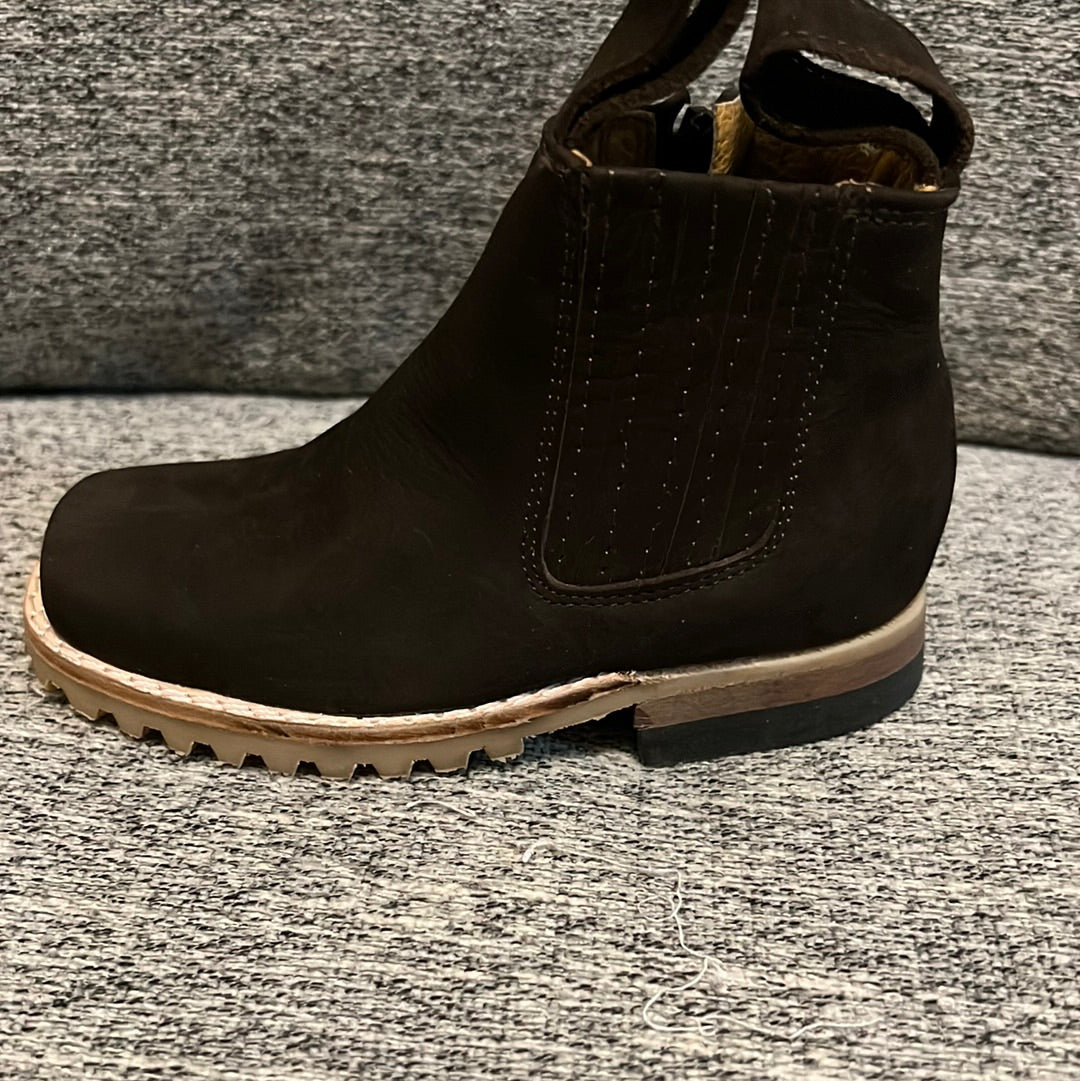 Dark Brown Kid’s Ankle Boots size 9