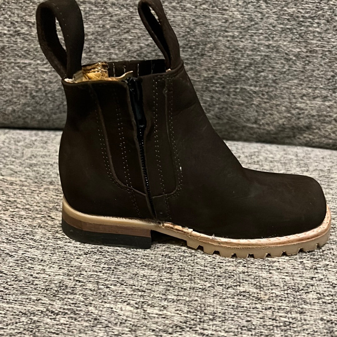Dark Brown Kid’s Ankle Boots size 9