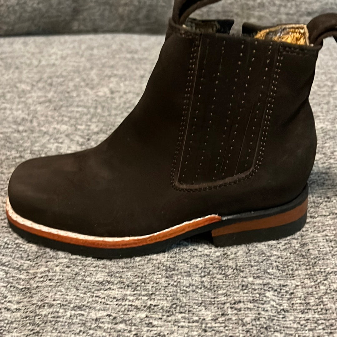 Dark Brown Children ankle boots size 10