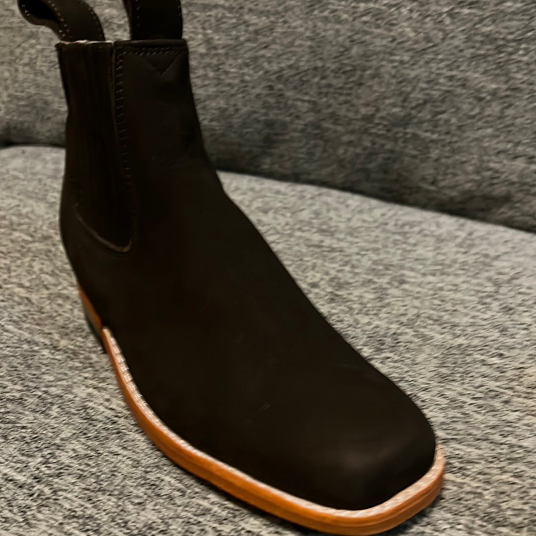 Dark brown ankle boots size 1.5