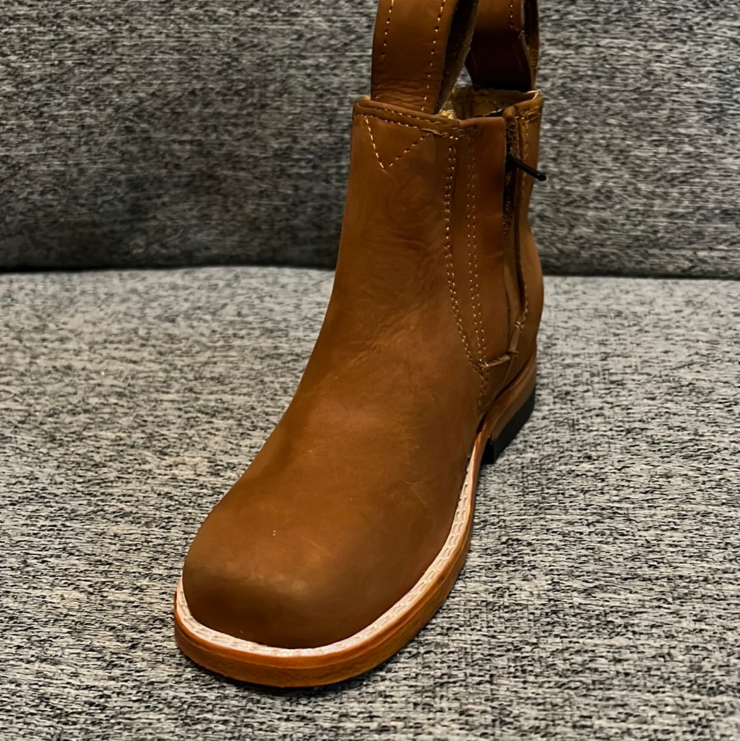 Sienna Brown Kid’s Ankle Boots size 10.5