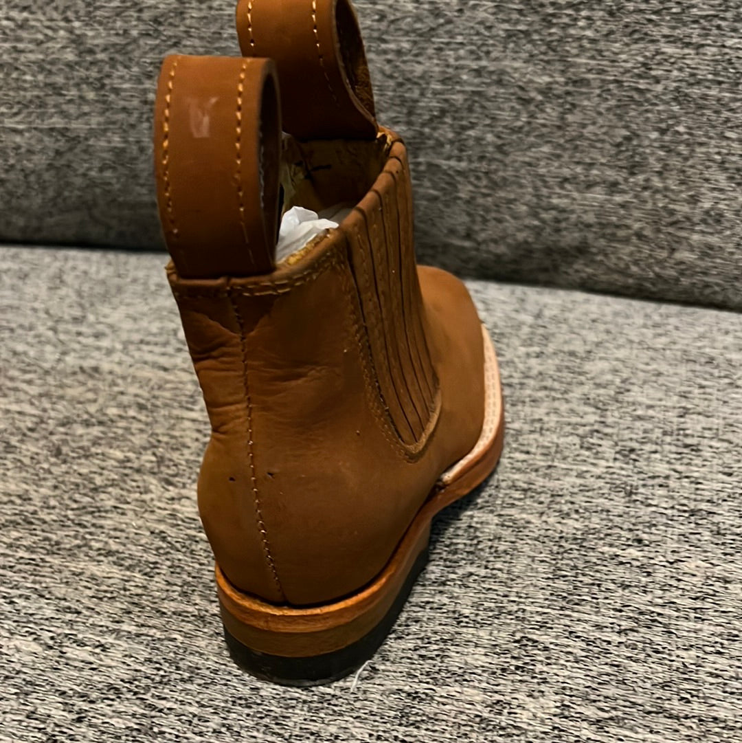 Sienna Brown Kid’s Ankle Boots size 10.5