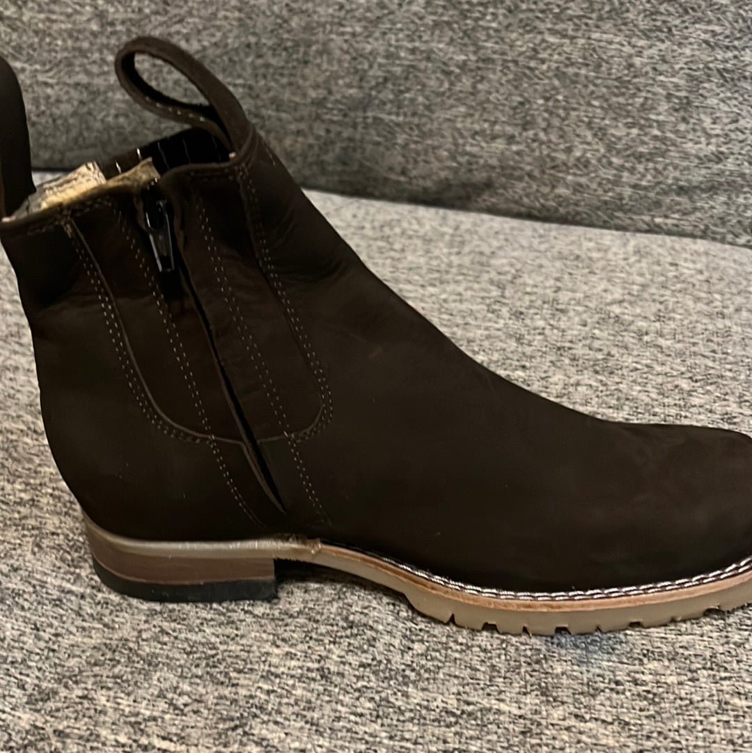 Dark Brown Ankle Boots size 2.5