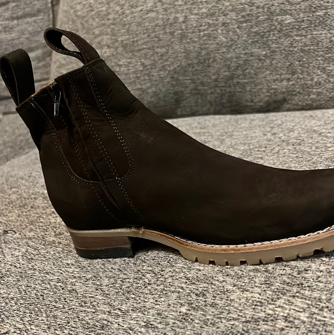 Dark Brown Ankle Boots size 2.5