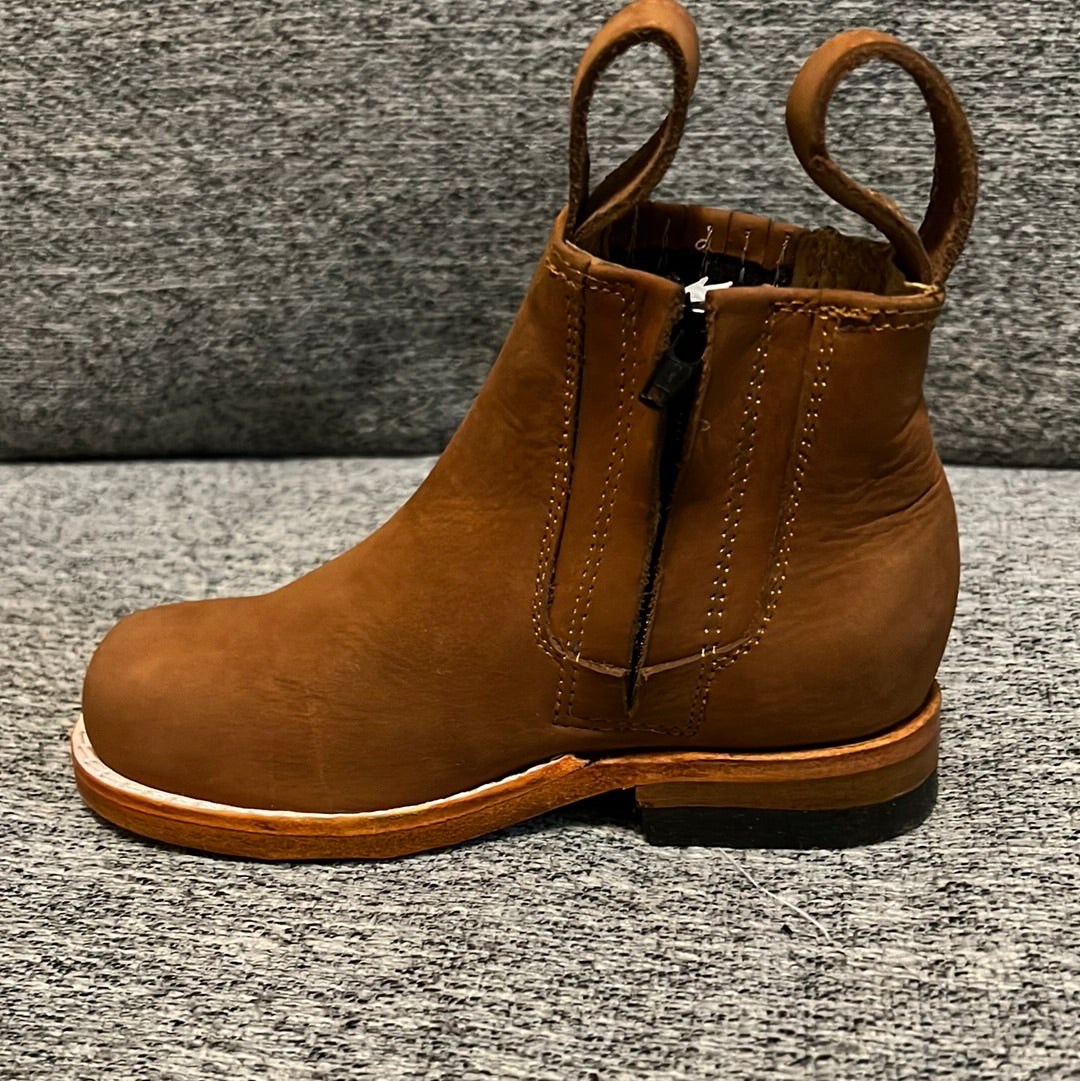 Sienna Brown Kid’s Ankle Boots size 10.5